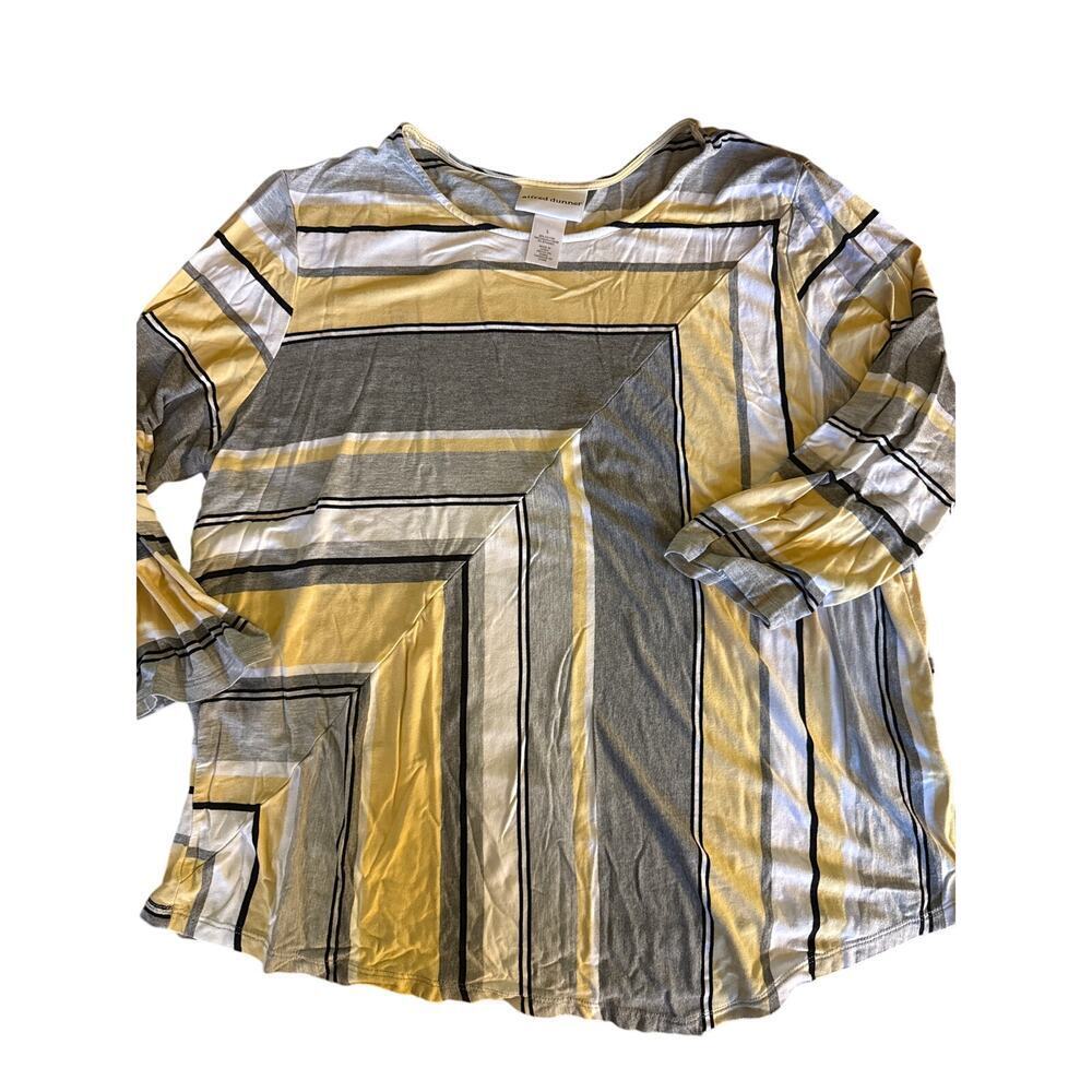 ALFRED DUNNER- tunic top, size LARGE